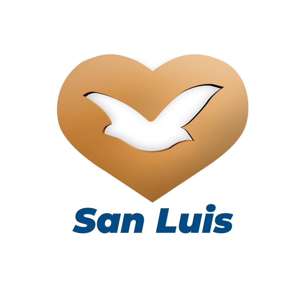 Universal San Luis: una paloma blanca dentro de un corazón dorado